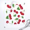 White Cherry Rockabilly Fruits Custom Printed Fabric by Spoonflower Various Fabrics by the Yard or Fat Quarter